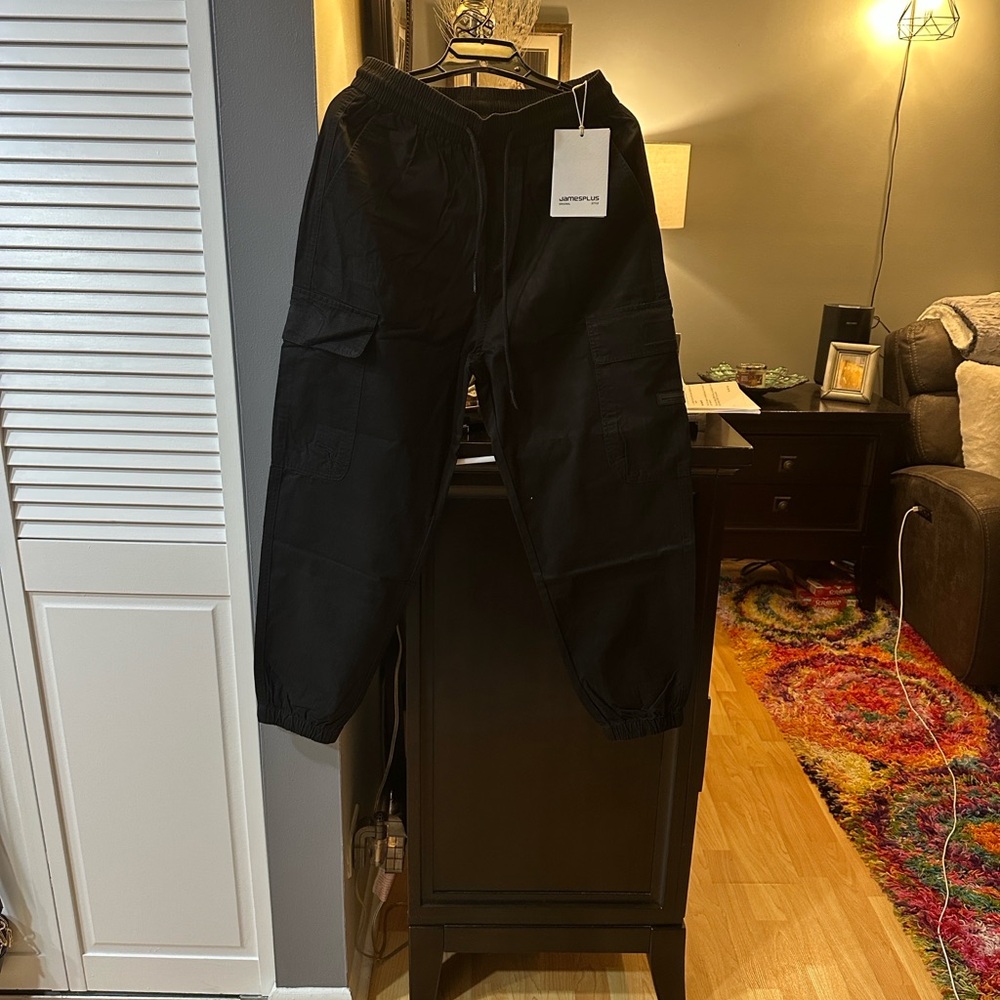 Men's Black Chinos - Picture 4 of 7